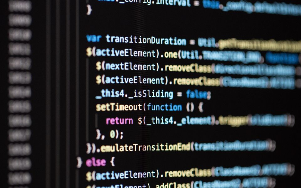 Automated workflow code running on a developer screen